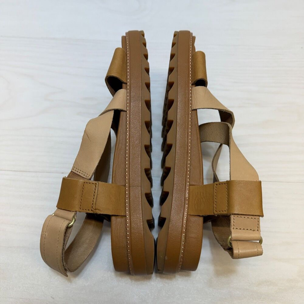 Sorel Roaming Criss Cross Sandal Women 7.5 US Brown NL3909-224 - Picture 3 of 9